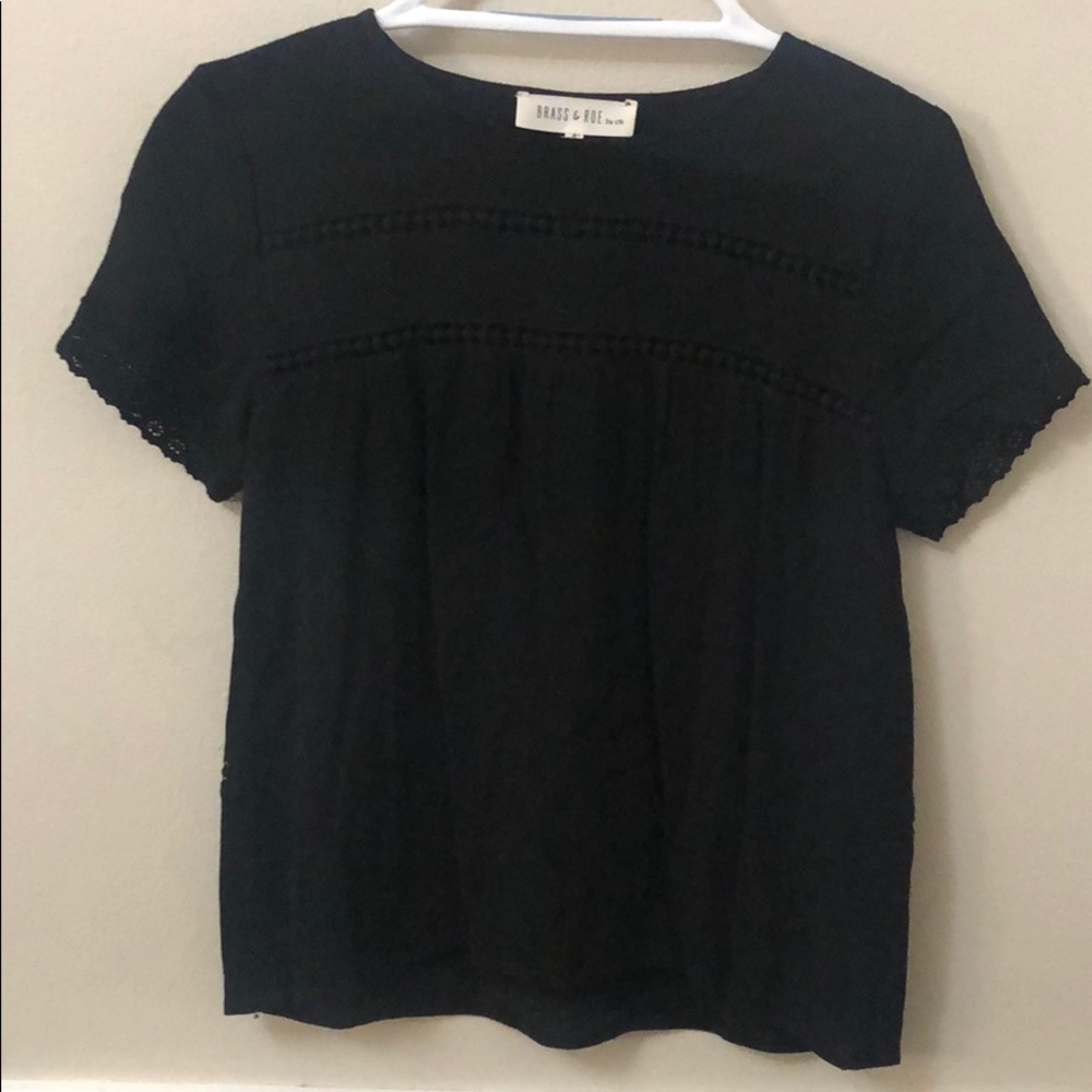 Black shirt with design size small